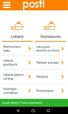 Posti android App screenshot 7